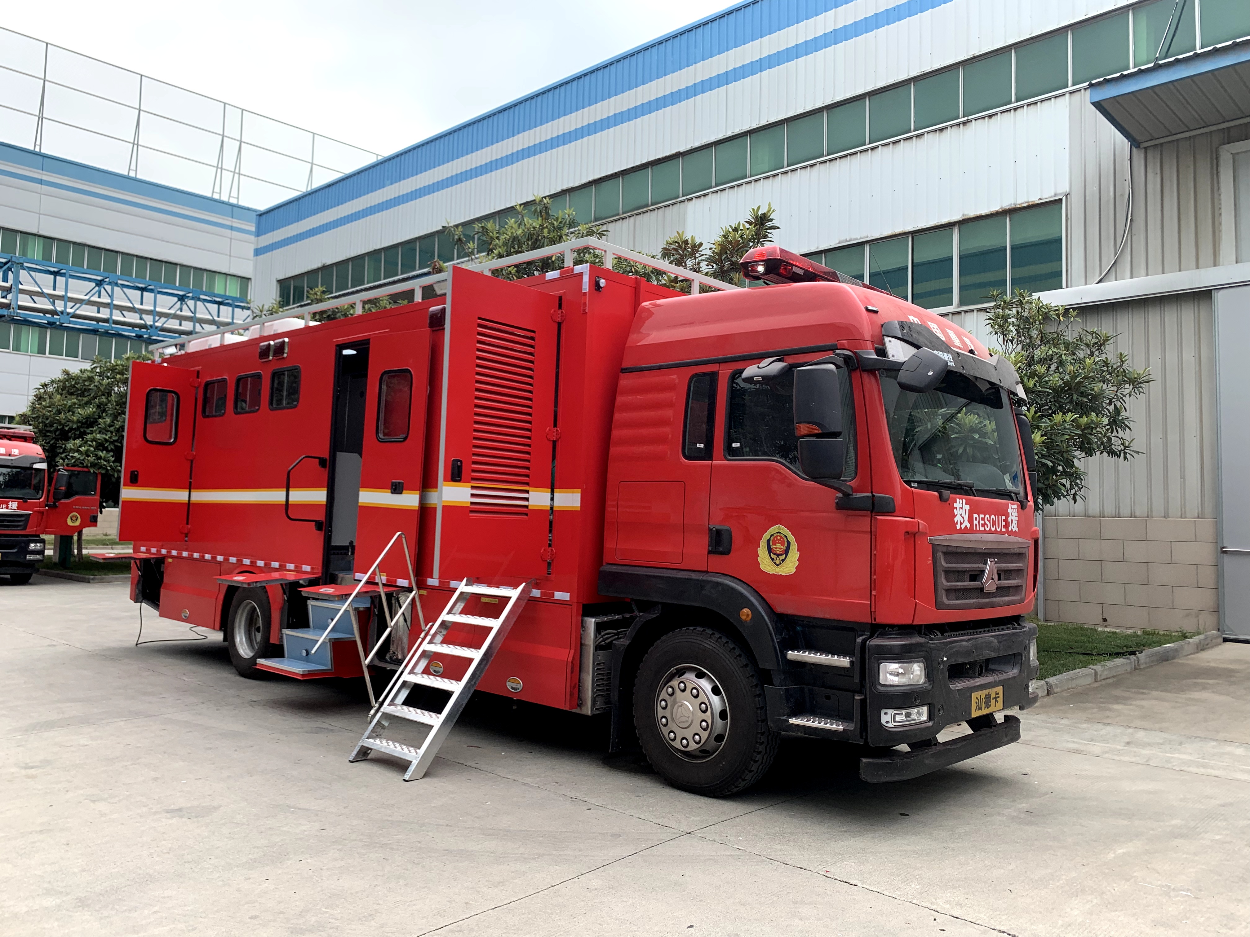 后勤保障再添利器！海威英達盥洗車賦能應急救援一線